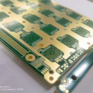 16-Layer HDI FR-4+High-Frequency Hybrid Laminate PCB 16-Layer HDI FR-4+High-Frequency Hybrid Laminate PCB